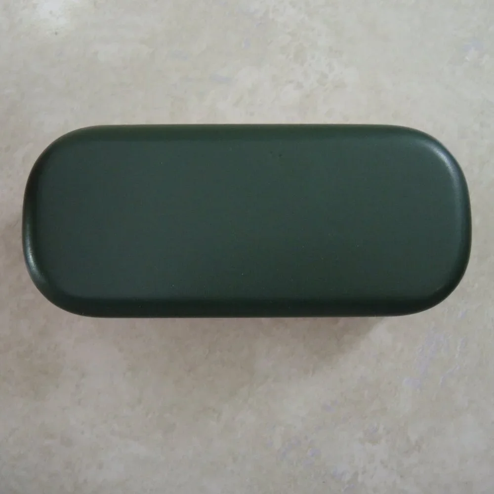 Kate Spade Glasses Case HELLO SUNSHINE Pink & Green Hard Clam Shell PU Leather